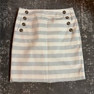 Lift cream and blue skirt sz 8p